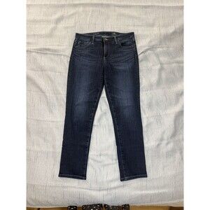 AG Adriano Goldschmied Prima Crop Cigarette Leg Size 28 Women's Jeans Dark Wash